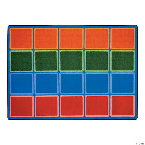 Joy Carpets Blocks Abound&amp;#174; Classroom Rug