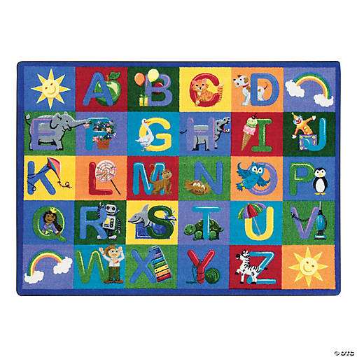Joy Carpets Learning Letter Sounds Classroom Rug