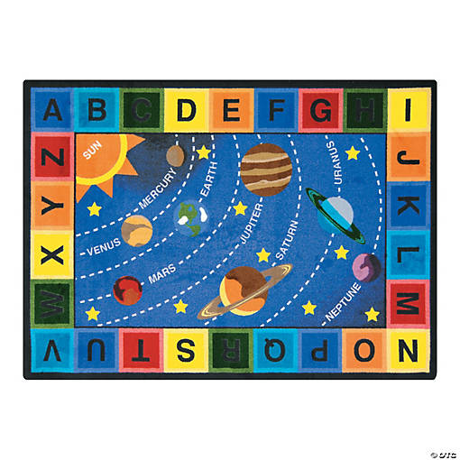 Joy Carpets Space Alphabet&amp;#174; Classroom Rug