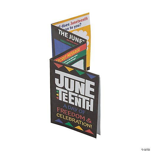 Juneteenth Fold-Up Activity Sheets - 24 Pc.
