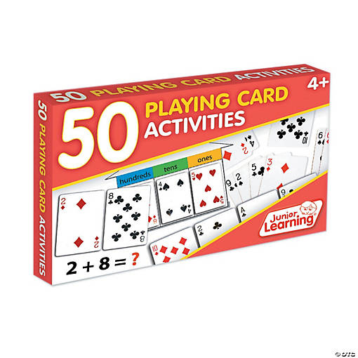 Junior Learning 50 Playing Cards Activities (Activity Cards Set)