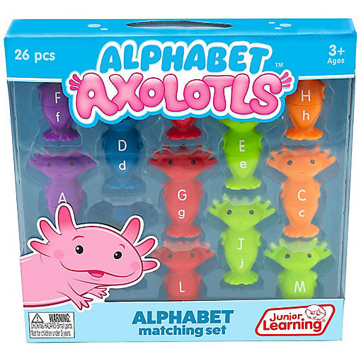 Junior Learning: Alphabet Axolotls Game - Match Upper &amp; Lowercase Letters, ABC