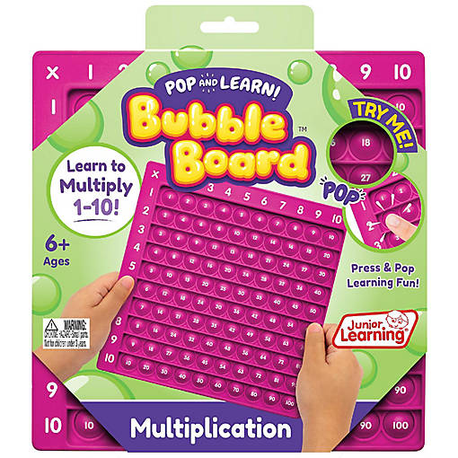 Junior Learning Multiplication Pop and Learn Bubble Board