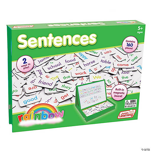 Junior Learning Rainbow Sentences, 160 Pieces
