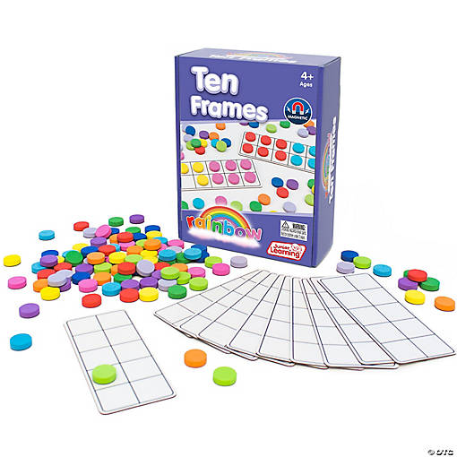 Junior Learning Rainbow Ten Frames