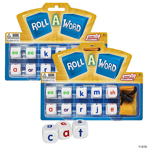 Junior Learning Roll A Word Game, 2 Games