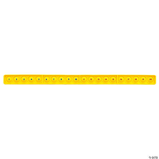 Junior Learning<sup>&amp;#174;</sup> Number Track Pop and Learn!&amp;#8482; Bubble Board