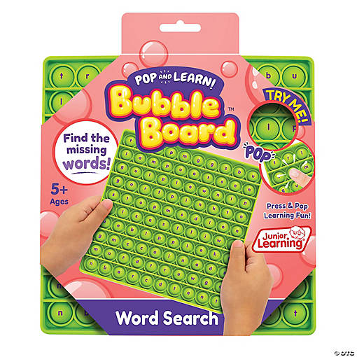Junior Learning Word Search Bubble Board
