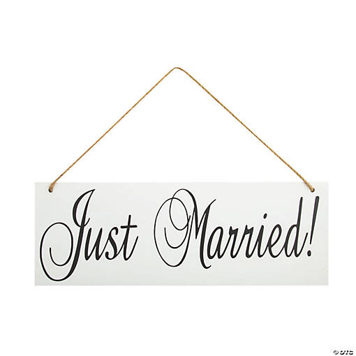 Just Married Sign