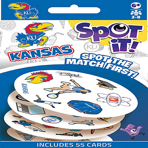 Kansas Jayhawks Spot It! Card Game