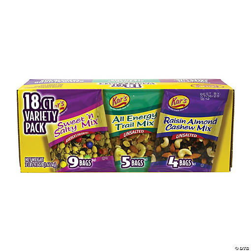 Kar's Trail Mix Variety Pack, 18 Count