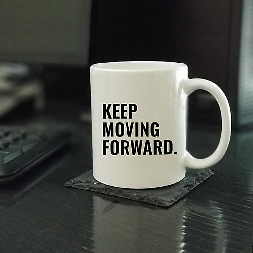 Keep Moving Forward Ceramic Mug