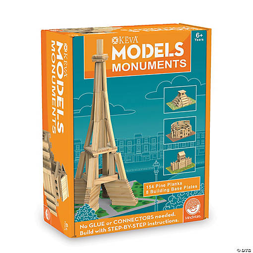 KEVA<sup>&amp;#174;</sup> Models Monuments Building Set