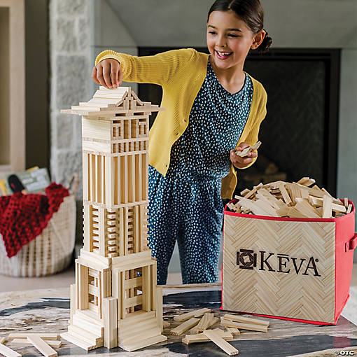 KEVA&lt;sup&gt;&amp;#174;&lt;/sup&gt; Structures: 600 Plank Set with FREE Bonus Planks &amp; Storage Bin