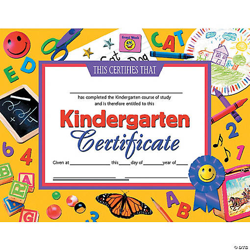 Kindergarten Graduation Certificates