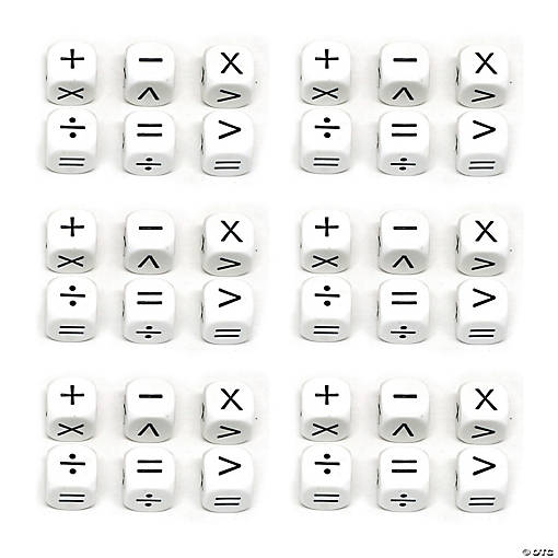 Koplow Games Operators Dice, 6 Per Set, 6 Sets
