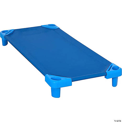 Kore Design Stackable Standard Cot, 52" x 23" x 7", Blue