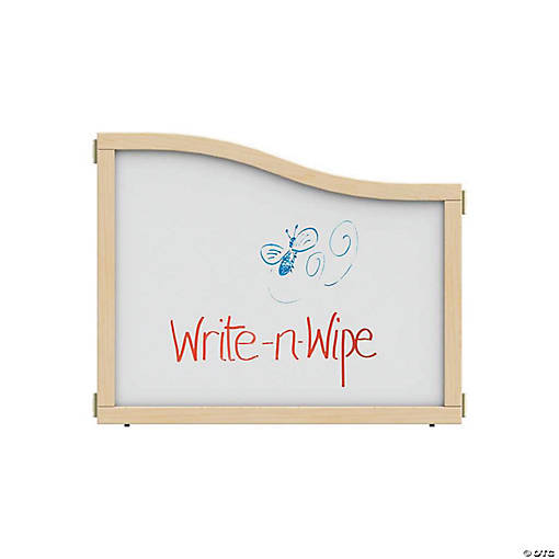 Kydz Suite Cascade Panel - E To T-Height - 36" Wide - Write-N-Wipe