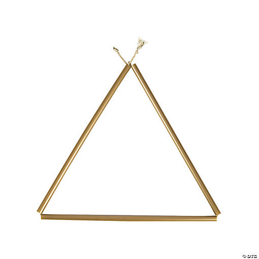 Large Geometric Triangle Hanging Decorations - 3 Pc.