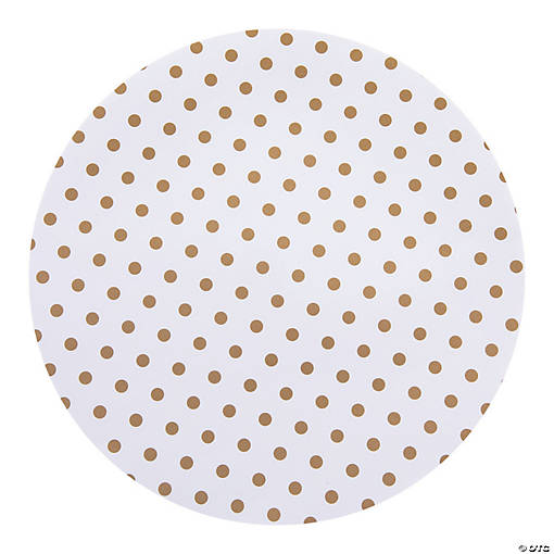 Large Gold Dot Serving Paper Liners