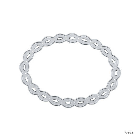 Large Oval Wave Cutting Die