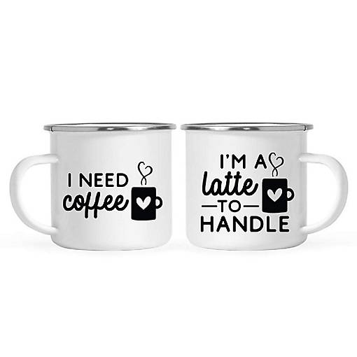 Latte to Handle 11oz Mug Set