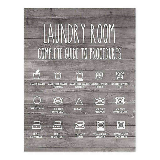 Laundry Room Procedures Guide 8.5x11in