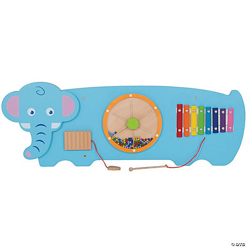 Learning Advantage Three Activity Wall Panel, Elephant