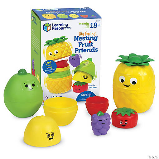 Learning Resources Big Feelings Nesting Fruit Friends