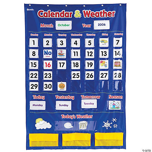 Learning Resources Calendar and Weather Pocket Chart