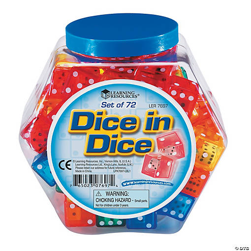 Learning Resources&amp;#174; Dice in Dice Bucket