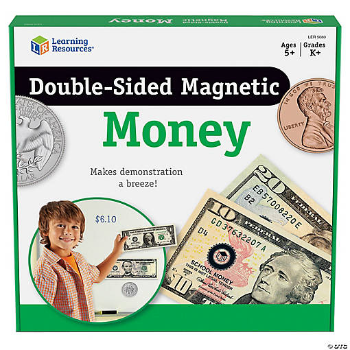Learning Resources Double-Sided Magnetic Money Set