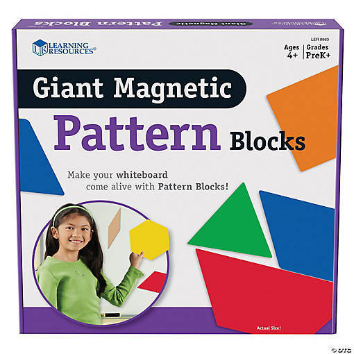 Learning Resources Giant Magnetic Pattern Blocks