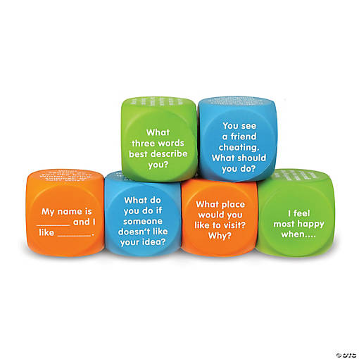 Learning Resources Let's Talk! Cubes, Set of 6