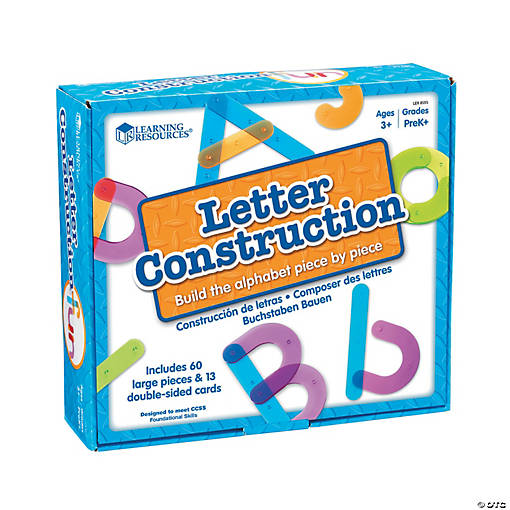 Learning Resources&amp;#174; Letter Construction Activity Set - 60 Pc.