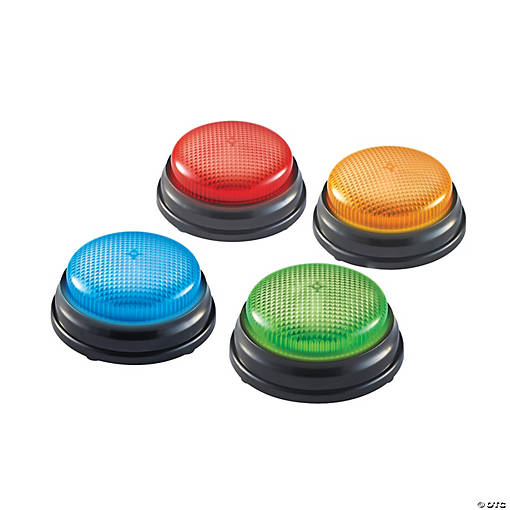Learning Resources&amp;#174; Lights &amp; Sounds Buzzers- 4 Pc.