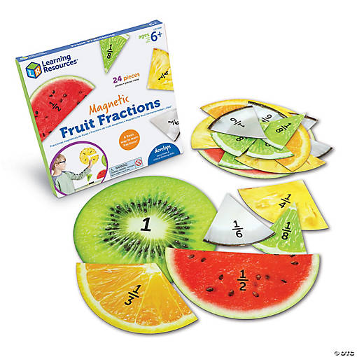 Learning Resources Magnetic Fruit Fractions