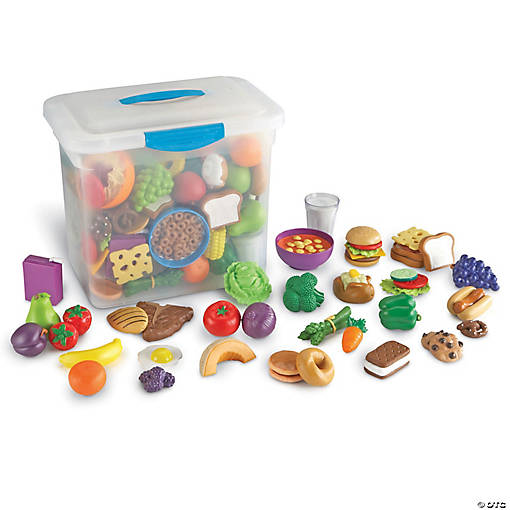 Learning Resources New Sprouts&amp;#174; Classroom Play Food Set in Large Tote