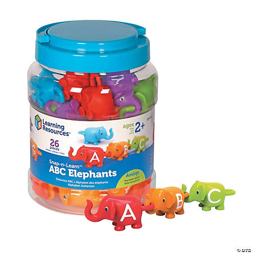 Learning Resources Snap-n-Learn&amp;#8482; ABC Elephants