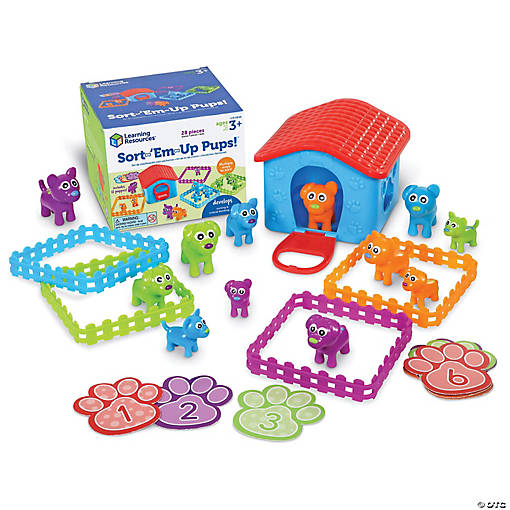 Learning Resources Sort Em' Up Pups Activity Set