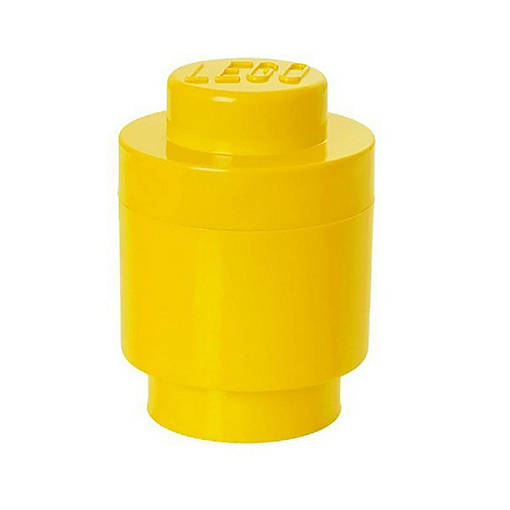 LEGO Round Storage Brick 1, Bright Yellow