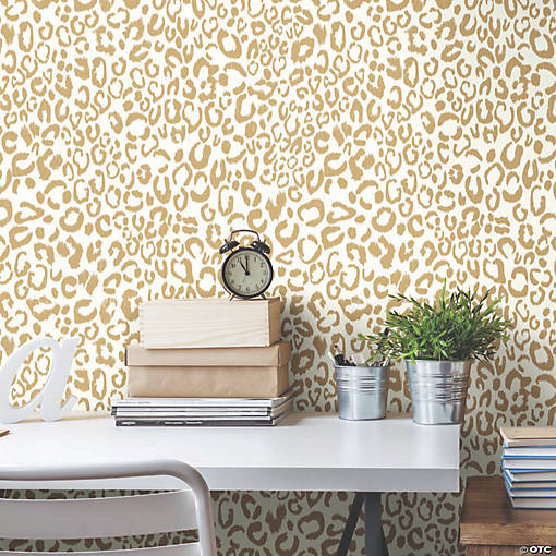 Leopard Peel &amp; Stick Wallpaper