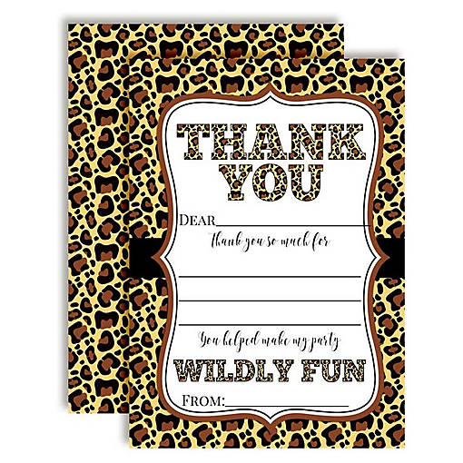 Leopard Thank You 20pc. by AmandaCreation