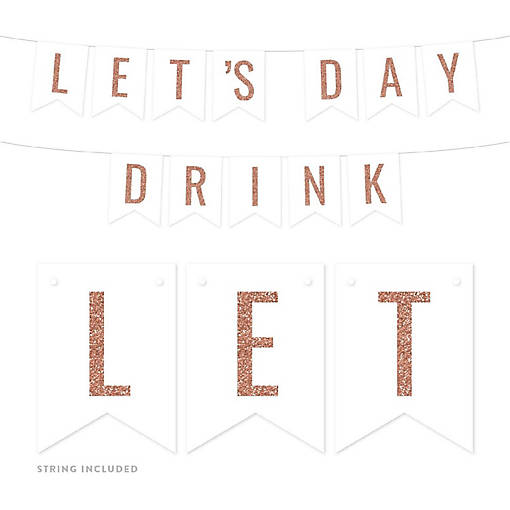 Lets Day Drink 4x5.5IN Banner