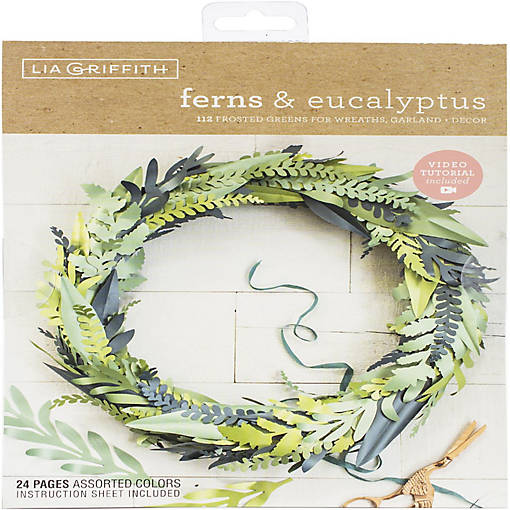 Lia Griffith Paper Stack 8.5"X11" 24/Pkg-Fern