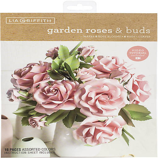 Lia Griffith Paper Stack 8.5"X11" 24/Pkg-Garden Rose