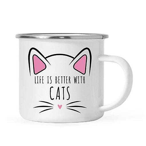 Life Is Better With Cats 11oz Campfire Mug
