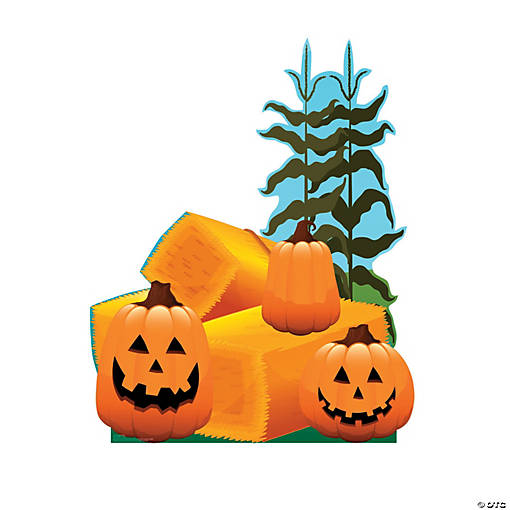Life-Sized Pumpkin Patch Cardboard Stand-Up