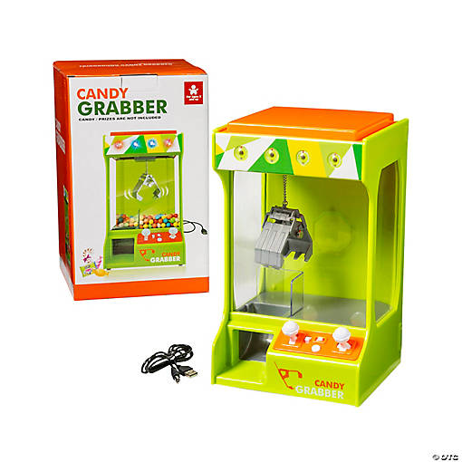 Light-Up Candy Grabber Plastic Tabletop Claw Machine with Sound