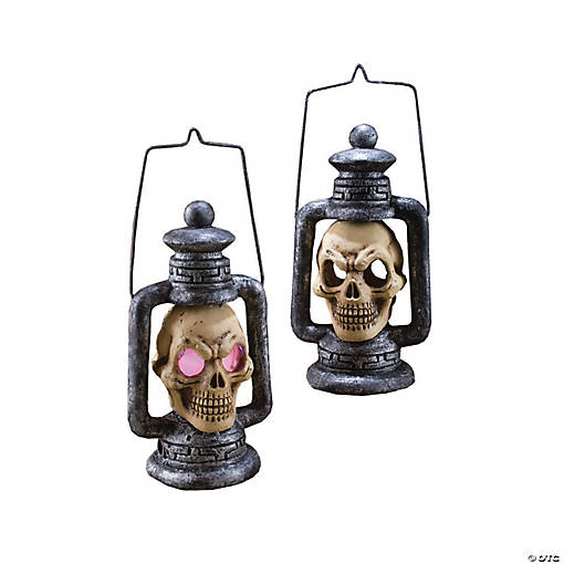 Light-Up Skull Lantern